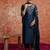blue fancy viscose rayon kurta set