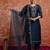 blue fancy viscose rayon kurta set
