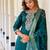 dark-green fancy viscose rayon kurta set