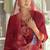 maroon fancy cotton silk kurta set