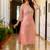 baby-pink fancy silk blend kurta set