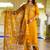 mustard fancy viscose rayon kurta set