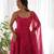 rani-pink fancy pure chiffon long kurti