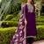 purple fancy viscose rayon kurta set