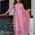 multicolor fancy blended cotton kurta set