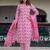 multicolor fancy blended cotton kurta set