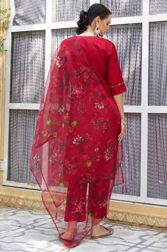 black fancy viscose rayon kurta set