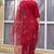 black fancy viscose rayon kurta set