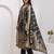 black fancy jacquard kurta set
