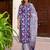 multicolor fancy blended cotton kurta set