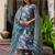 multicolor fancy blended cotton kurta set