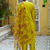 black fancy viscose rayon kurta set