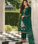 green fancy pure viscose kurta set
