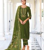 mehendi fancy pure viscose kurta set
