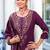 purple fancy pure viscose kurta set