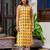 multicolor fancy blended cotton kurta set