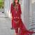 Maroon silk blend designer festive wear readymade suit
