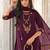 purple fancy pure viscose kurta set