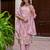 multicolor fancy blended cotton kurta set