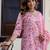 multicolor fancy blended cotton kurta set