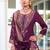 purple fancy pure viscose kurta set