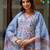 multicolor fancy blended cotton kurta set