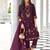 purple fancy pure viscose kurta set