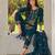 teal fancy pure viscose kurta set