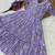 Purple color muslin printed stylish kurti
