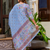 multicolor fancy blended cotton kurta set