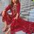 Maroon silk blend designer festive wear readymade suit