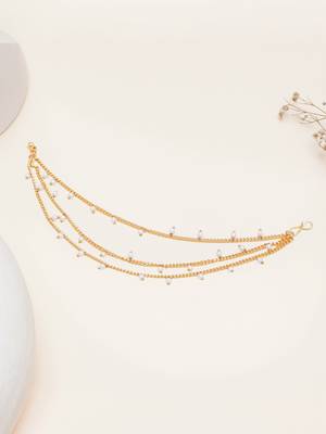 Pearl cascade single hair chain 1