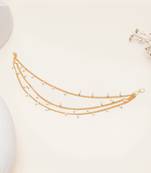 Pearl cascade single hair chain