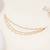 Pearl cascade single hair chain