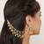 Pearl cluster layered single hair chain