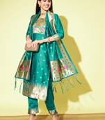 Rama silk jacquard designer festive wear readymade suit