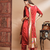 Maroon silk jacquard designer festive wear readymade suit