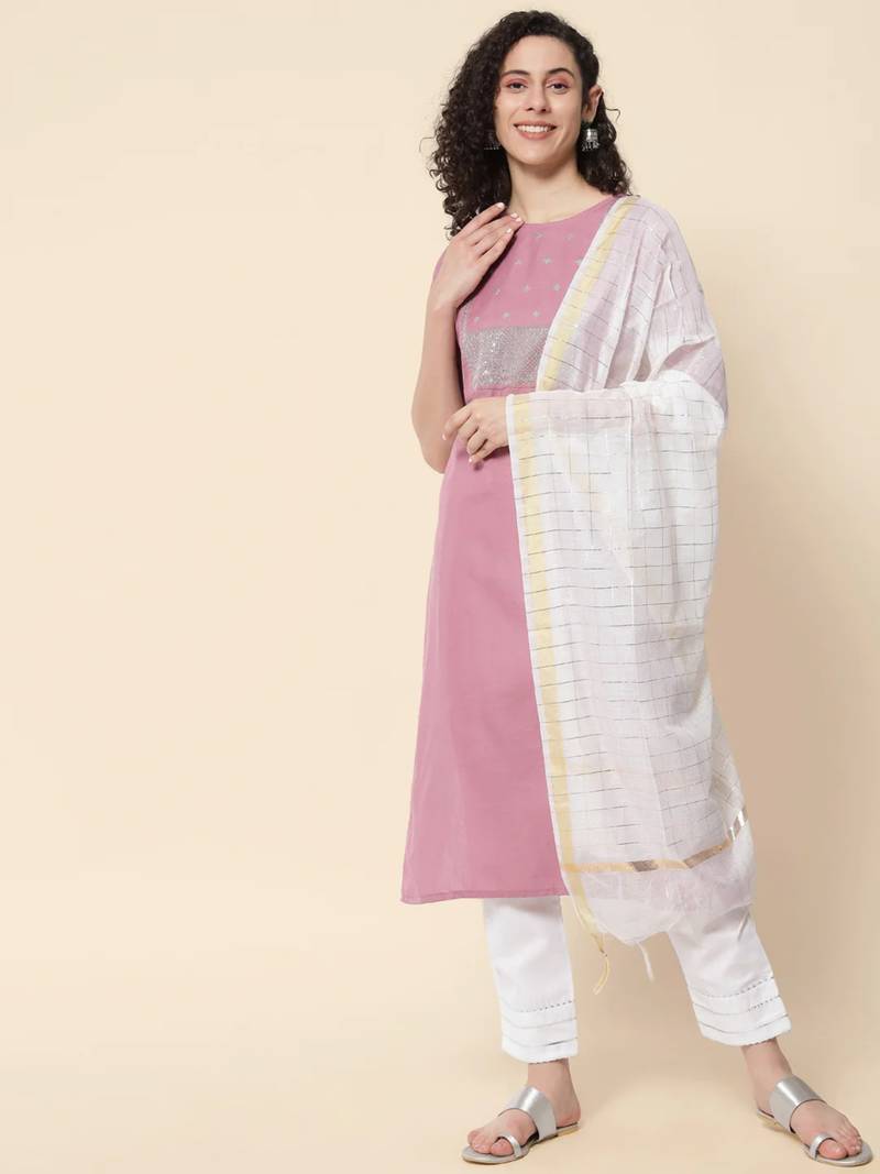 Maroon silk blend designer festive wear readymade suit