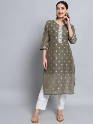 Grey silk blend designer festive wear readymade suit 1