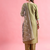 Light pista silk blend designer festive wear readymade suit