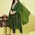 Mehendi green chanderi modal butti designer festive wear readymade suit