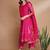 Pink cotton silk jacquard designer festive wear readymade suit
