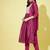 Purple chanderi modal butti designer festive wear readymade suit