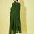 Mehendi green chanderi modal butti designer festive wear readymade suit