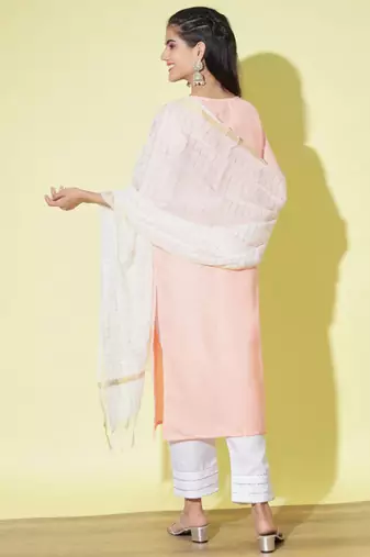 Maroon silk blend designer festive wear readymade suit