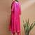 Pink cotton silk jacquard designer festive wear readymade suit