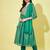Rama green chanderi modal butti designer festive wear readymade suit
