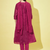 Purple chanderi modal butti designer festive wear readymade suit