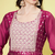 Purple chanderi modal butti designer festive wear readymade suit