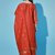 Red cotton silk jacquard designer festive wear readymade suit